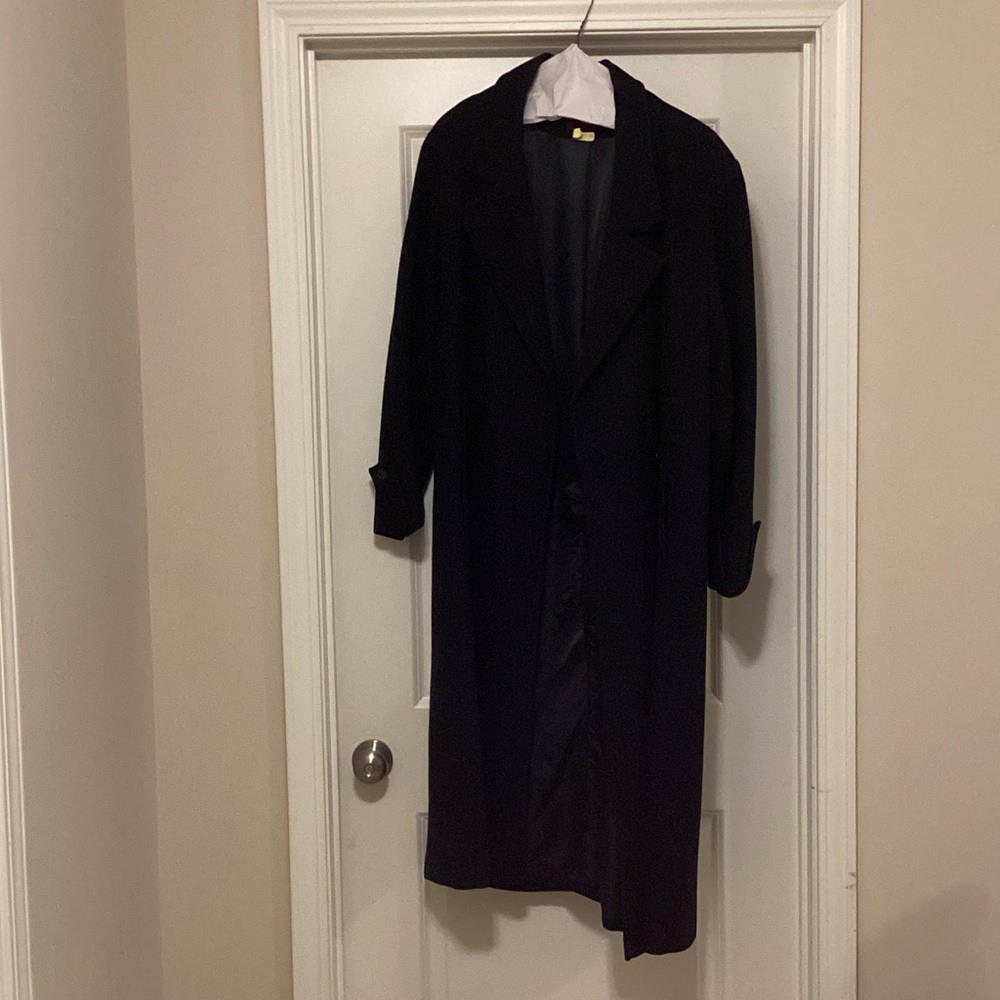 Women's Black Overcoat